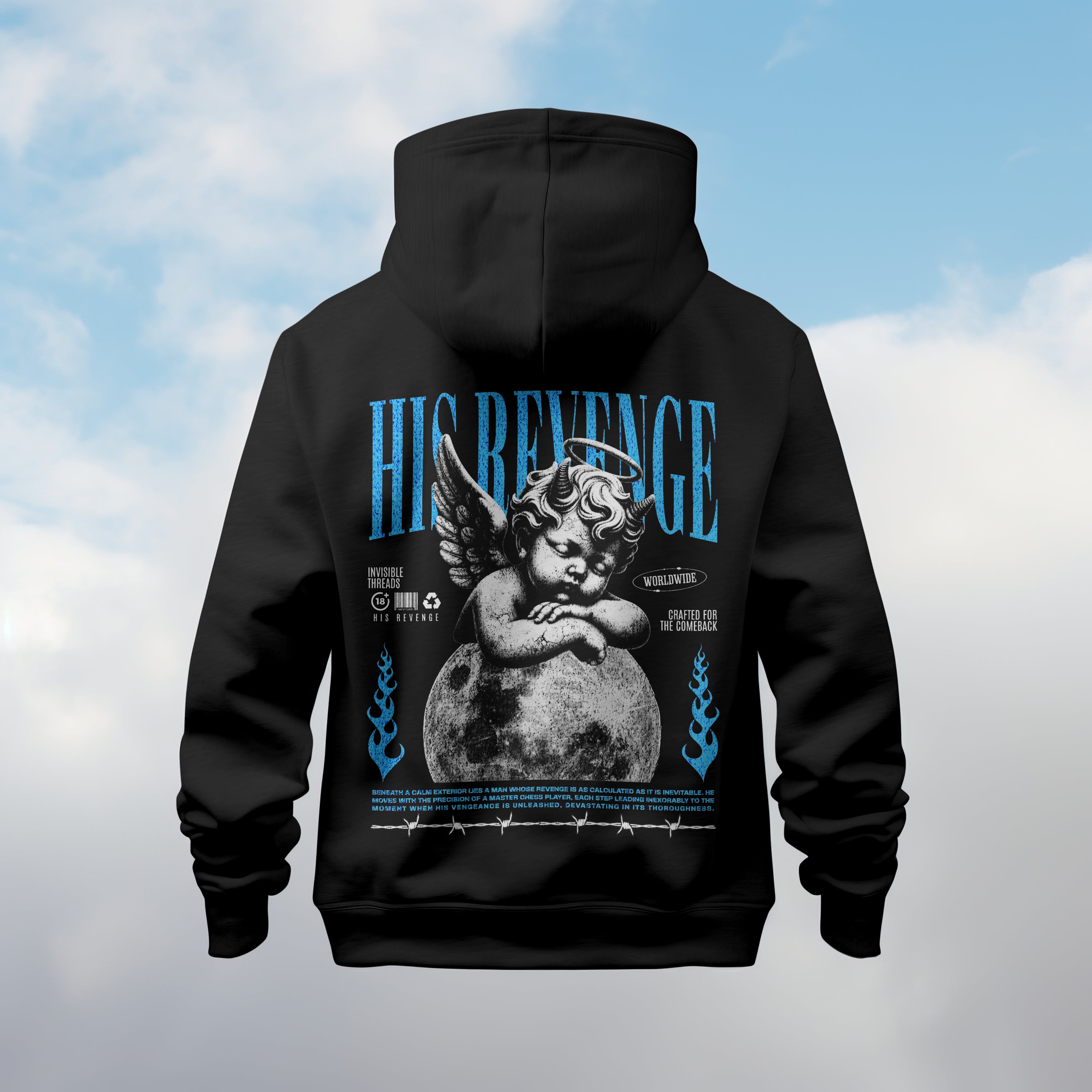 Revenge full zip up good hoodie